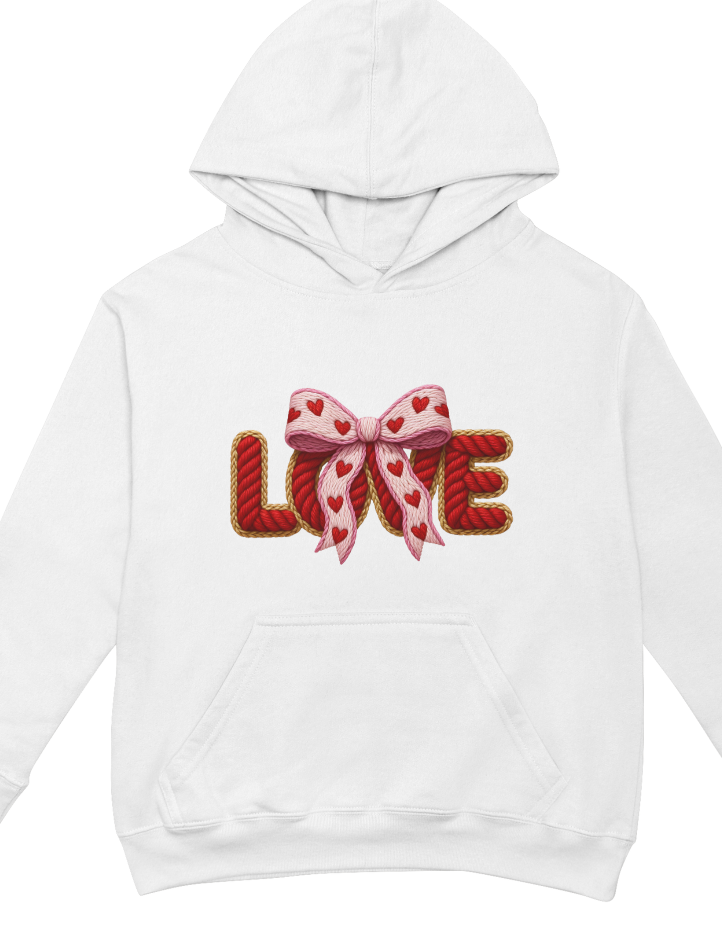 LOVE WITH A BOW HOODIE